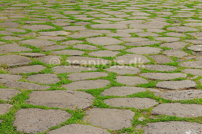 Foro di Traiano. Gammel brostensbel�gning i gade i Det Trajanske Marked, Foro di Traiano, Mercati di Traiano, Trajans Markets i Rom; ; Rom; Italien; ; Sev�rdigheder; romerriget, turistsev�rdigheder