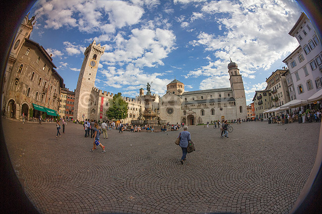 Trento. Piazza Duomo i Trento; ; Trento; Italien; ; ; 