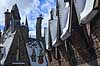 Universal Islands of Adventure. Hogsmeade i The Wizarding World of Harry Potter -  i Universal Theme Park i Orlando  Orlando / Florida USA   Forlystelsespark, forlystelsesparker, turisme