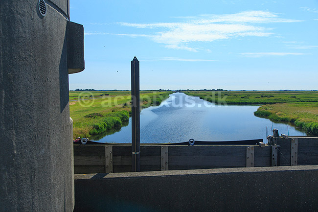 H�jer Sluse; ; H�jer; Danmark; ; ; H�jvande, stormflod, diger