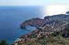 Dubrovnik. Udsigt over havnen og den gamle bydel i Dubrovnik  Dubrovnik Kroatien   Croatien