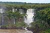 Iguazu vandfaldene. Iguazu vandfald p� den Argentinske side set fra den Brasilianske side af vandfaldene  Iguazu Brasilien Sydamerika  Vandfald, The Iguazu Falls, Iguaz� Falls, Iguassu Falls, Igua�u Falls, Cataratas del Iguaz�, Cataratas do Igua�u 