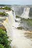 Iguazu vandfaldene. Iguazu vandfaldene set fra den Brasilianske side af vandfaldene  Iguazu Brasilien Sydamerika  Vandfald, The Iguazu Falls, Iguaz� Falls, Iguassu Falls, Igua�u Falls, Cataratas del Iguaz�, Cataratas do Igua�u 