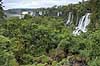 Iguazu vandfaldene. Iguazu vandfaldene - set fra den Argentinske side af vandfaldene  Iguazu Argentina Sydamerika  Vandfald, The Iguazu Falls, Iguaz� Falls, Iguassu Falls, Igua�u Falls, Cataratas del Iguaz�, Cataratas do Igua�u 