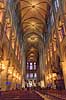 Cath�drale Notre-Dame. Hovedskibet i Notre Dame domkirken i Paris  Notre Dame / Paris Frankrig   Religion, kristendom, Notre Dame Cathedral, 6 Parvis Notre-Dame - Place Jean-Paul II, 75004 Paris, France. Kirker, domkirker, katedral, katedraler