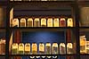 Porcel�n. Glaskrukker med farvestoffer til glasur udstillet p� porcel�nsmuseet Cite de la ceramique Sevres et Limoges  Manufacture nationale de Sevres / Paris Frankrig   Sev�rdigheder, museer, karamik, kunst, udstilling