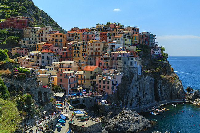 Cinque Terre. Manarola, den n�st sydligste af de 5 Cinque Terre byer; ; Manarola / Parco Nazionale delle Cinque Terre / Ligurien; Italien; ; ; Liguria, turisme, sightseeing
