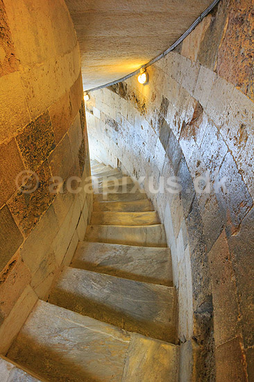 Pisa. Den indre trappi i Det Sk�ve T�rn i Pisa (Torre di Pisa) p� Piazza del Duomo; ; Pisa / Toscana; Italien; ; ; Turisme, sightseeing