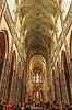 Sankt Vitus Katedralen. St. Vitus Cathedral i Prag  Prags Borg / Prag Tjekkiet   Domkirke, domkirker, religion, kristendom