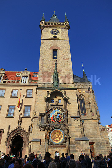 Astronomisk ur. Prags Astronomiske Ur - Pra�sk� orloj - i det Gamle R�dhus i Prag; ; Starom?stsk� n�mesti 1 / Prag; Tjekkiet; ; ; Starom?stsk� n�mesti 1, 110 00 Josefov, Czechia