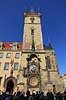 Astronomisk ur. Prags Astronomiske Ur - Pra�sk� orloj - i det Gamle R�dhus i Prag  Starom?stsk� n�mesti 1 / Prag Tjekkiet   Starom?stsk� n�mesti 1, 110 00 Josefov, Czechia