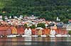 Bergen. Bryggen i Bergen  Bergen Norge   Turisme, sev�rdigheder