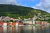 Bergen. Bryggen i Bergen  Bergen Norge   Turisme, sev�rdigheder