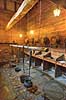 Sch�tstuene. Et k�kken i Det Hanseatiske Museum Sch�tstuene p� Bryggen i Bergen  Bryggen / Bergen Norge   Turisme, sev�rdigheder, Hansestaderne, Hanseaterne, Hanseater, handel