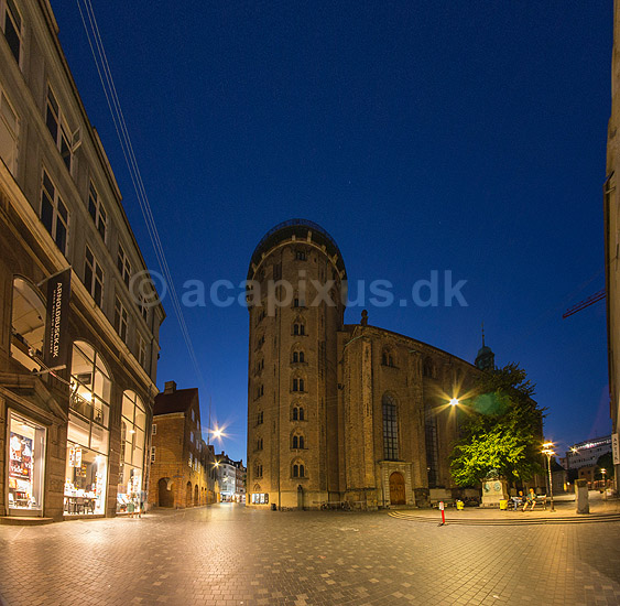 Rundet�rn. Rundet�rn og Trinitatis Kirke p� K�bmagergade; ; K�benhavn; Danmark; ; ; 