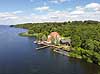 Skipperhuset. Restaurant Skipperhuset ved Esrum S�  S�rup / Fredensborg Danmark   Spisesteder, restauranter, s�er, kanoudlejning, dronefoto