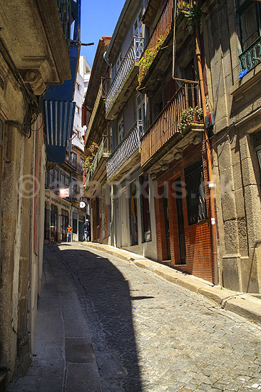 Porto. Gade i den gamle bydel Ribeira i Porto; ; Ribeira / Porto; Portugal; ; ; Gadebilleder, bybilleder