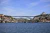 Porto. Broen Luis Bridge over Duoro floden forbinder Porto (tv) og Vila Nova de Gaia (th)  Porto Portugal   Bybilleder, floder