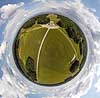 Eremitage Slottet. Eremitage Slottet i J�gersborg Dyrehave - Little Earth panorama  J�gersborg Dyrehave / Sj�lland    slotte jagtslotte sev�rdigheder Eremitageslottet Dyrehaven, dronefoto