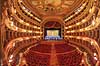 Massimo Teatret. Teatersalen i Massimo Theater, Teatro Massimo i Palermo  Palermo Italien  sev�rdigheder Sicilien, skuespilhus, skuespil, teater, teaterscene