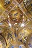 Santa Maria dell Ammiraglio. Gyldne mosaikker udsmyller kirken Church of St. Mary of the Admiral, ogs� kaldet Martorana, i Palermo  Palermo / Sicilien Italien  sev�rdigheder Kirker, kristendom, religion, katolsk