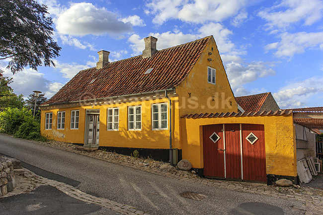 Mariager. Gamle huse i Teglgade i Mariager; ; Mariager; Danmark; ; ; Bolig, beboelse, parcelhus
