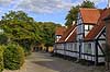Mariager. Gamle bindingsv�rkhuse i Teglgade i Mariager  Mariager Danmark   Bolig, beboelse