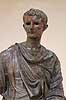 Kejser Augustus. Bronce statue forestillende kejser Augustus (27 fk - ek 14),  Udstillet Ark�ologisk Museum i Athen  Nationalark�ologisk Museum / Athen Gr�kenland  Sev�rdigheder Hellas, ark�ologi, historie, museum, udstillinger, romeriget