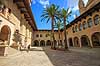 Royal Palace of La Almudaina. Det kongelige palads de l'Almudaina - Palau Reial de l'Almudaina - i Palma de Mallorca  Palma de Mallorca Spanien  Sev�rdigheder Paladser