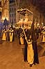 P�skeprocession i Palma de Mallorca. P�ske procession p� Passeig del Born i Palma de Mallorca under La Semana Santas (den hellige uge)  Palma de Mallorca Spanien  Sev�rdigheder Kristendom, katolsk, religion, p�sken
