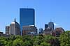 Boston. Skyskrabere ved Boston Common  Boston / Massachusetts USA   Skyskrabere, storbyer, kontorbygninger