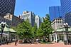 Boston. Skyskrabere i Boston  Boston / Massachusetts USA   Skyskrabere, storbyer, kontorbygninger