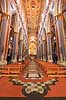 Chiesa di San Domenico Maggiore. Kirkerummet i San Domenico Maggiore kirken i Napoli  Napoli / Campania Italien   Religion, kristendom, kirker
