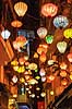 Rislamper i Hanoi. Rislamper i lille gyde i Hanoi  Hanoi Vietnam   Belysning, udsmykning