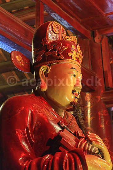 Temple Of Literature i Hanoi. Statue i Temple Of Literature i Hanoi; ; Temple Of Literature / Hanoi; Vietnam; ; Sev�rdigheder; Turisme