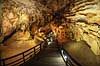 Paradise Cave. Boardwalk i Paradise Cave i Phong Nha Ke Bang National Park i Vietnam  Phong Nha - Ke Bang Vietnam  Sev�rdigheder Huer, hulesystem