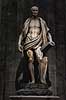 Apostelen Bartholom�us . Stattue forestillende Apostelen Bartholom�us eller Saint Bartholomeo Flayed i Milanos Domkirke. Statue af Marco D Agrate  Duomo di Milano / Milano Italien  Sev�rdigheder Kirke, kirker, kristendom, religion, katolisme, Jesus desciple