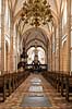 Sor� Klosterkirke. Skibet i Sor� Klosterkirke - bygget som en gravkirke for Hvidesl�gten  Sor� Danmark   Kirker, kristendom, Absalon