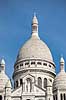 Sacre-Coeur i Paris. Kirken Sacre Coeur ( Jesus Hellige Hjerte ) p� toppen af Montmartre i Paris  Montmartre / Paris Frankrig   Sacre-C�ur, Sacre C�ur, kirker, religion, katolsk, katolisisme, Paul Abadie