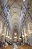 Notre Dame i Paris. Notre Dame - det restaurerede hovedskib  Ile de la Cite / Paris Frankrig   Religion, kristendom, Notre Dame Cathedral, 6 Parvis Notre-Dame - Place Jean-Paul II, 75004 Paris, France. Kirker, domkirker, katedral, katedraler