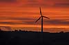 Vindm�lle. Vindm�lle i solnedgang n�r Kattinge ved Roskilde  Kattinge / Roskilde Danmark   Vindm�lle, vindenergi, energi, str�m, gr�n energi, vedvarende energi