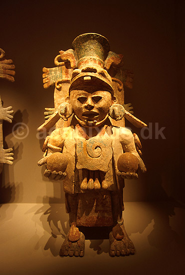 Maya figurer udstillet p� Museo de San Ildefonso; ; Mexico City; Mexico; Nord Amerika; ; sights