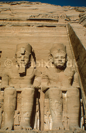 Abu Simbel Templet. Bygget af Ramses II.; ; Abu Simbel; Egypten; Afrika; ; 