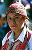 Dancer at Inti Raimi festival.  Cuzco Peru South America  