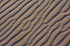 Patterns in sand on beach at Uggerby Strand   Denmark   