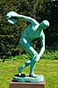 Statue in the Botanical Garden  Copenhagen Denmark   