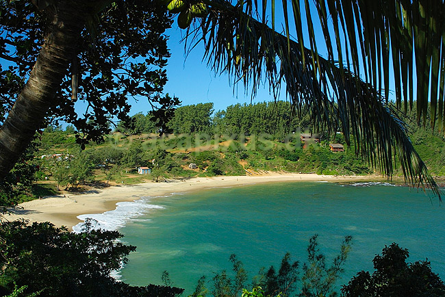 Sandstrand p� Libanona Beach ved Toalagnaro (Fort Dauphin); ; Toalagnaro (Fort Dauphin); Madagaskar; Afrika; ; 