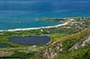 Coastal stretch with the town of Toalagnaro  Toalagnaro (Fort Dauphin) Madagascar Africa  