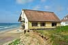 Erosion in action at the coast at N�rre Lyngby  N�rre Lyngby north of Lykken Denmark Europe  insurance