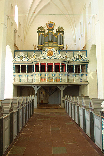 Kirkeorglet i B�rglumkloster kirke; ; B�rglum; Danmark; Europa; ; 